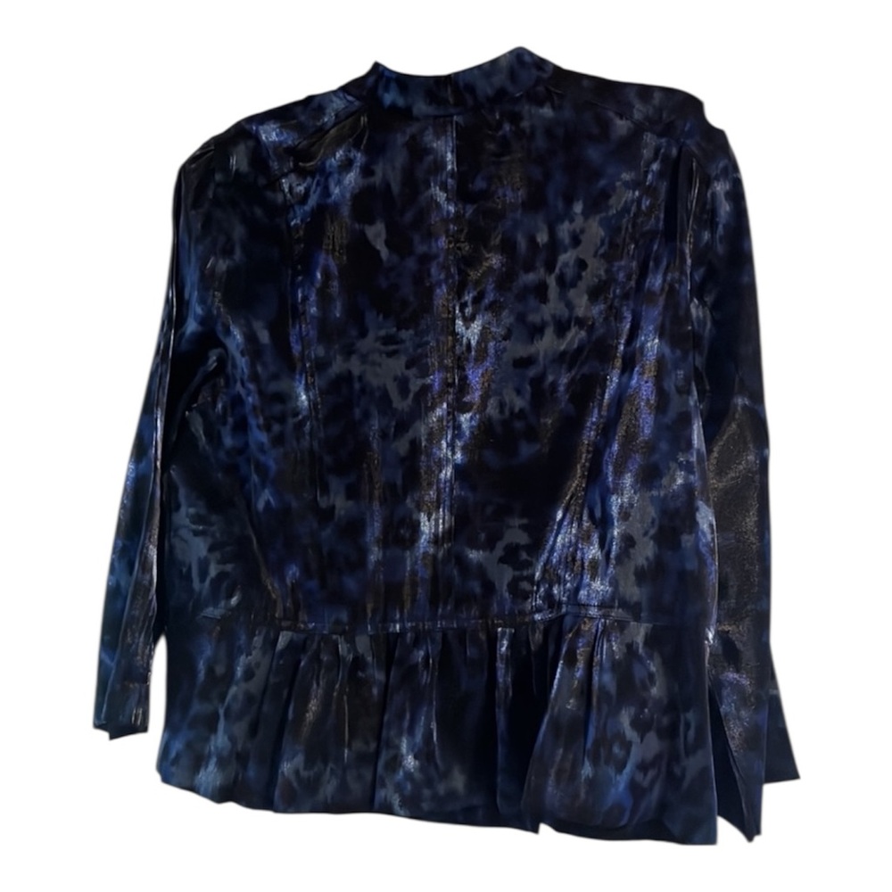 RubyRd. Dressy Blouse 
Royal/Navy hues. Size 12 
Machine Washable
NWOT - Picture 7 of 7